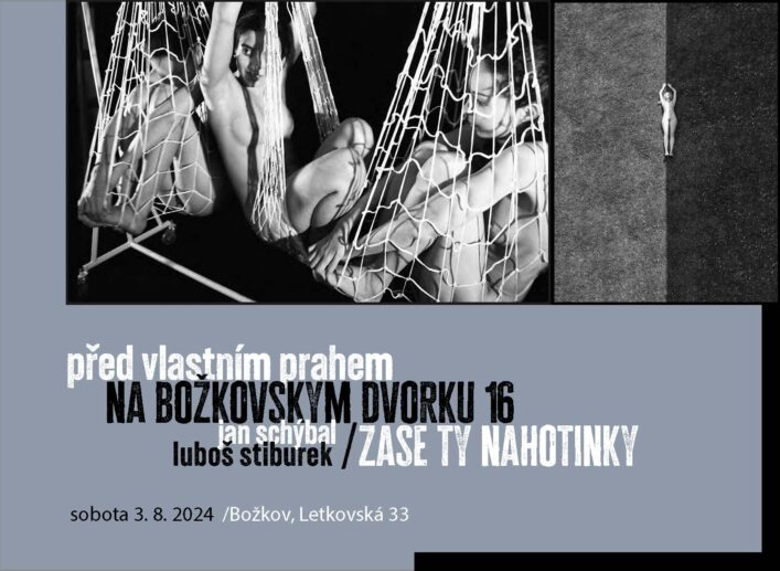 Pozvánka na výstavu Jan Schýbal/ Luboš Stiburek: Zase ty nahotinky